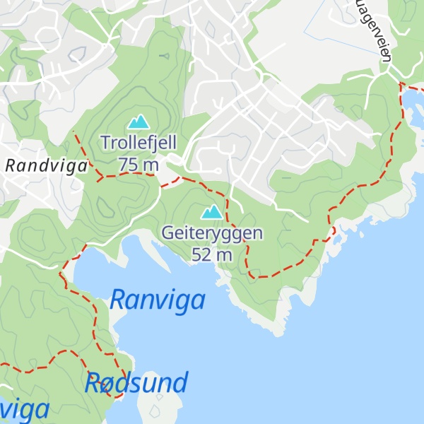 Map of Geiteryggen
