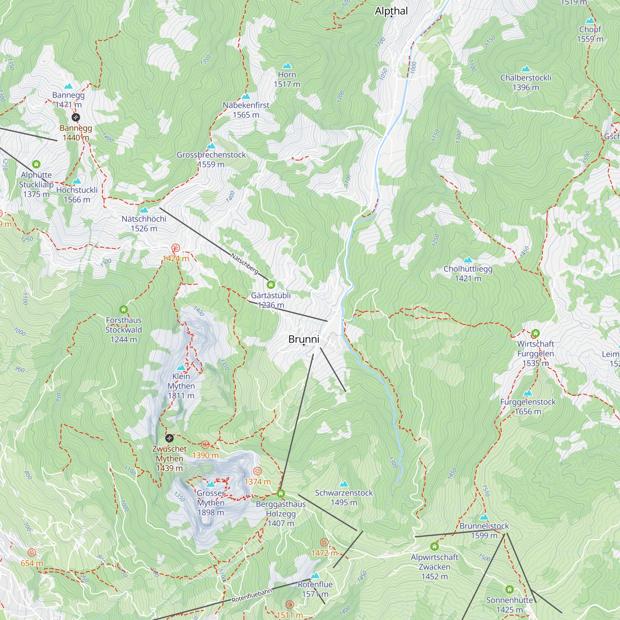 Biohof Trümpis map