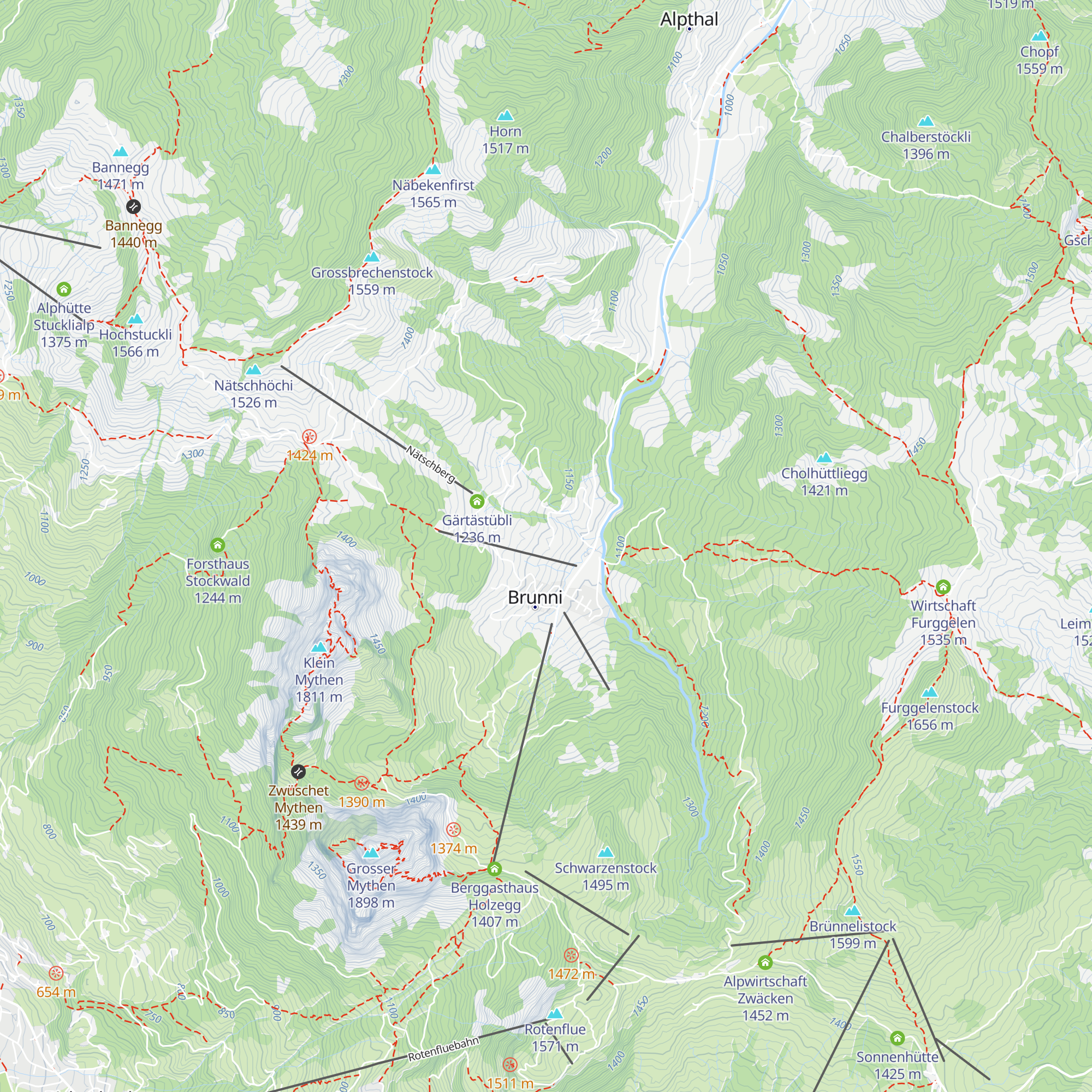 Biohof Trümpis map
