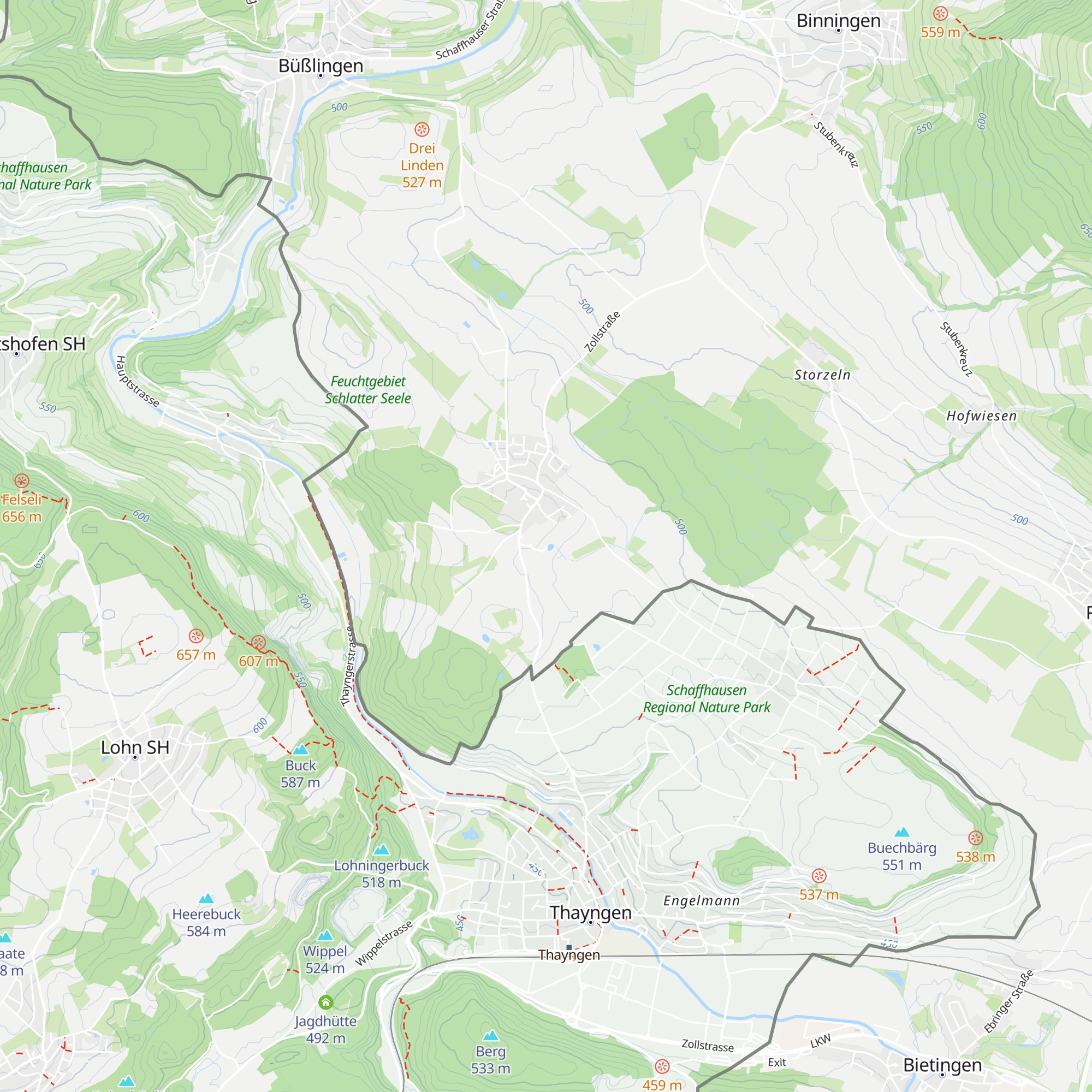 Alpenblick Hütte map