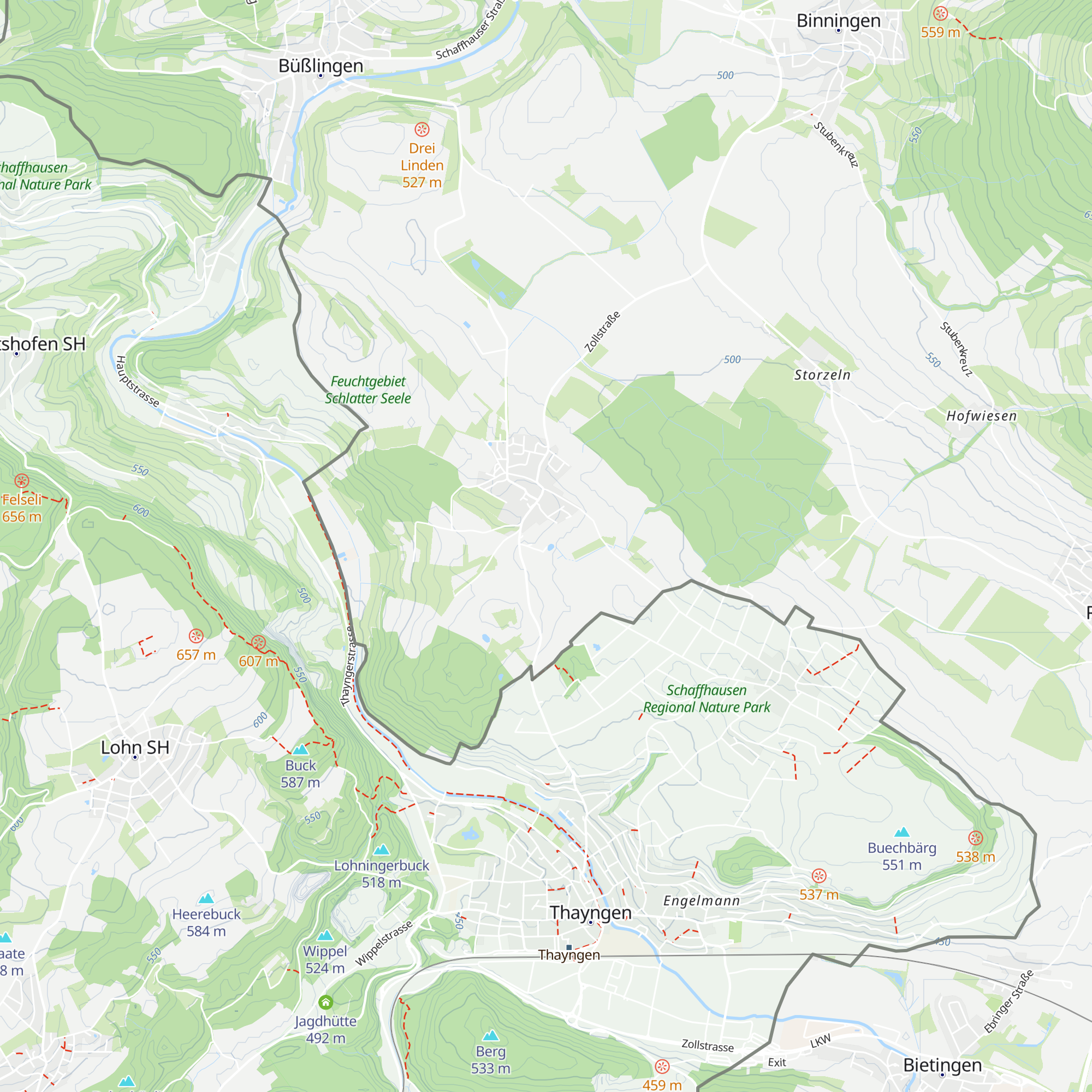 Alpenblick Hütte map