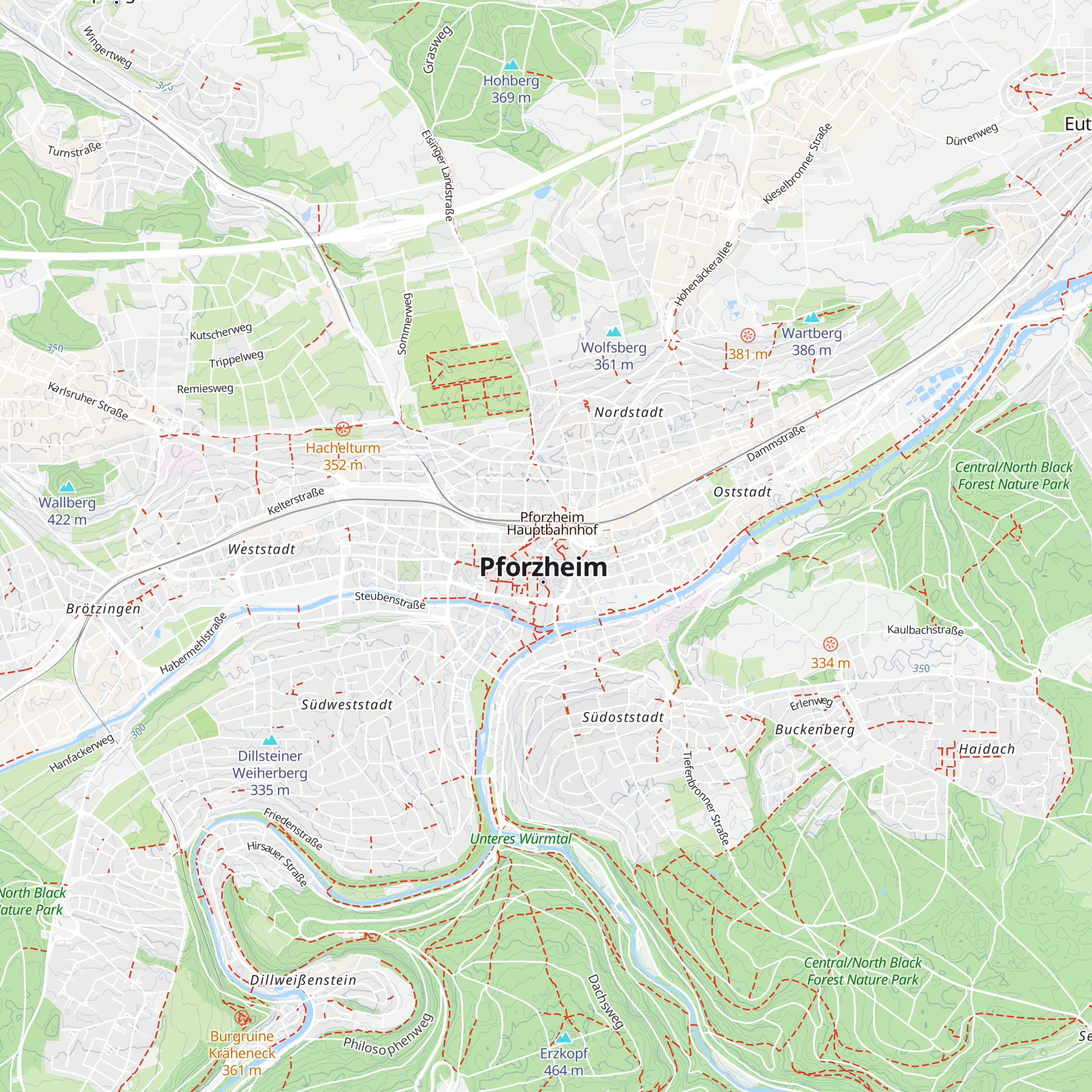 Tourist-Information map