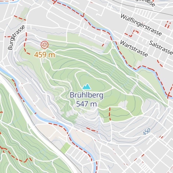 Map of Brühlberg