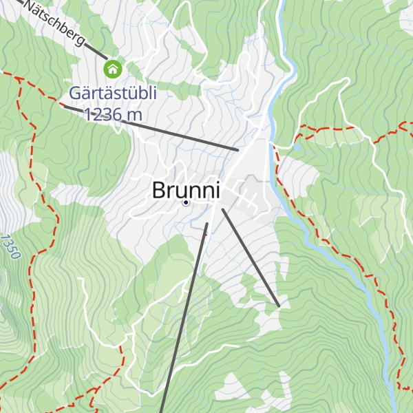 Map of Alpwirtschaft Brunnialp
