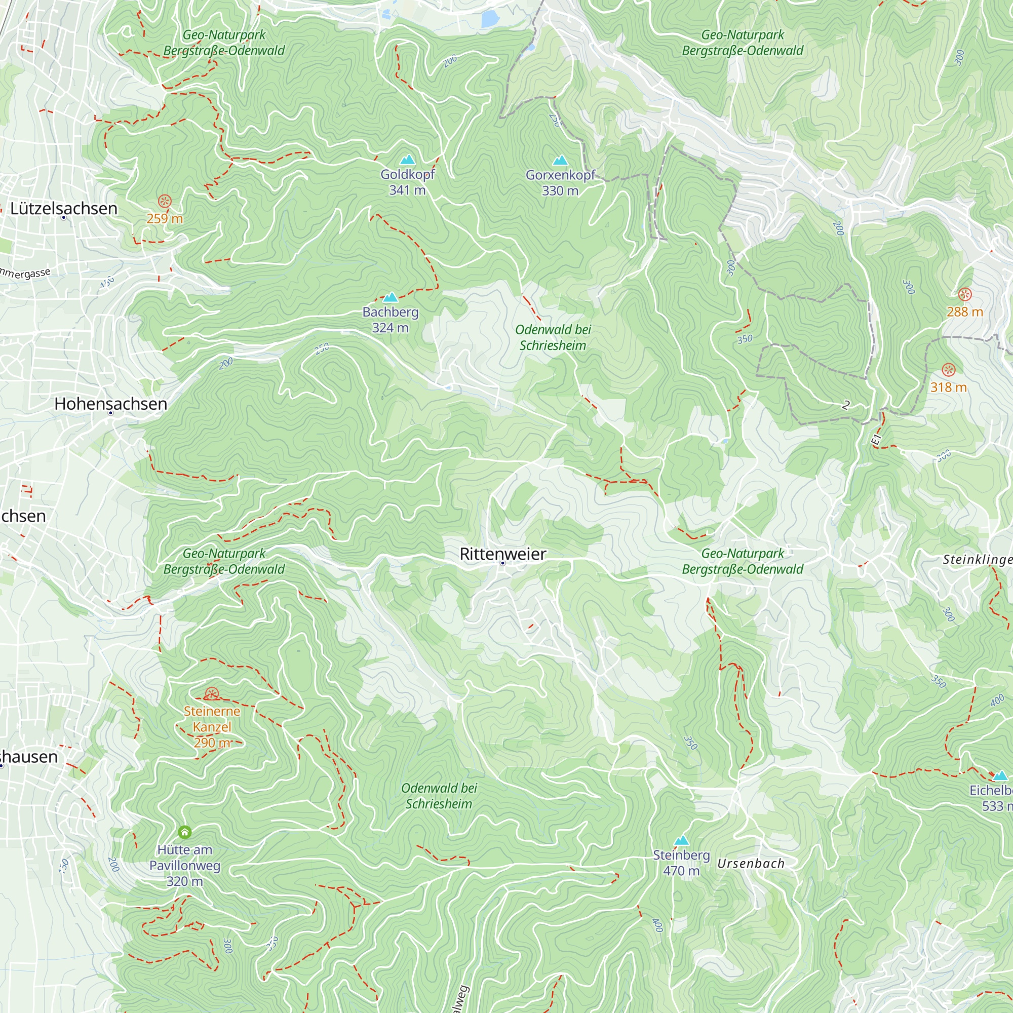 Hütte Jöste Andres map