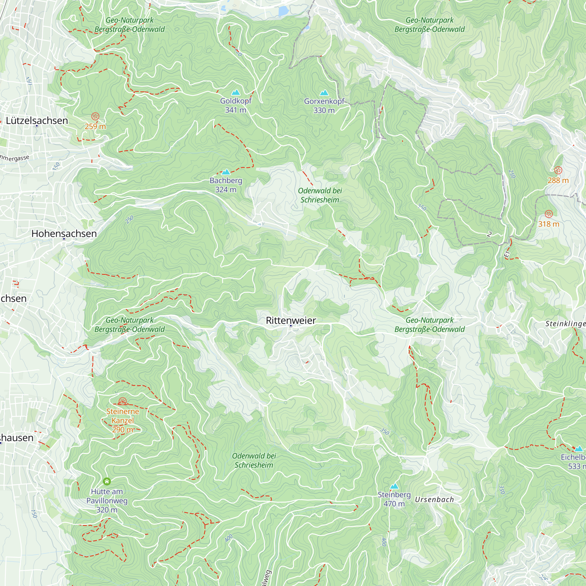 Hütte Jöste Andres map