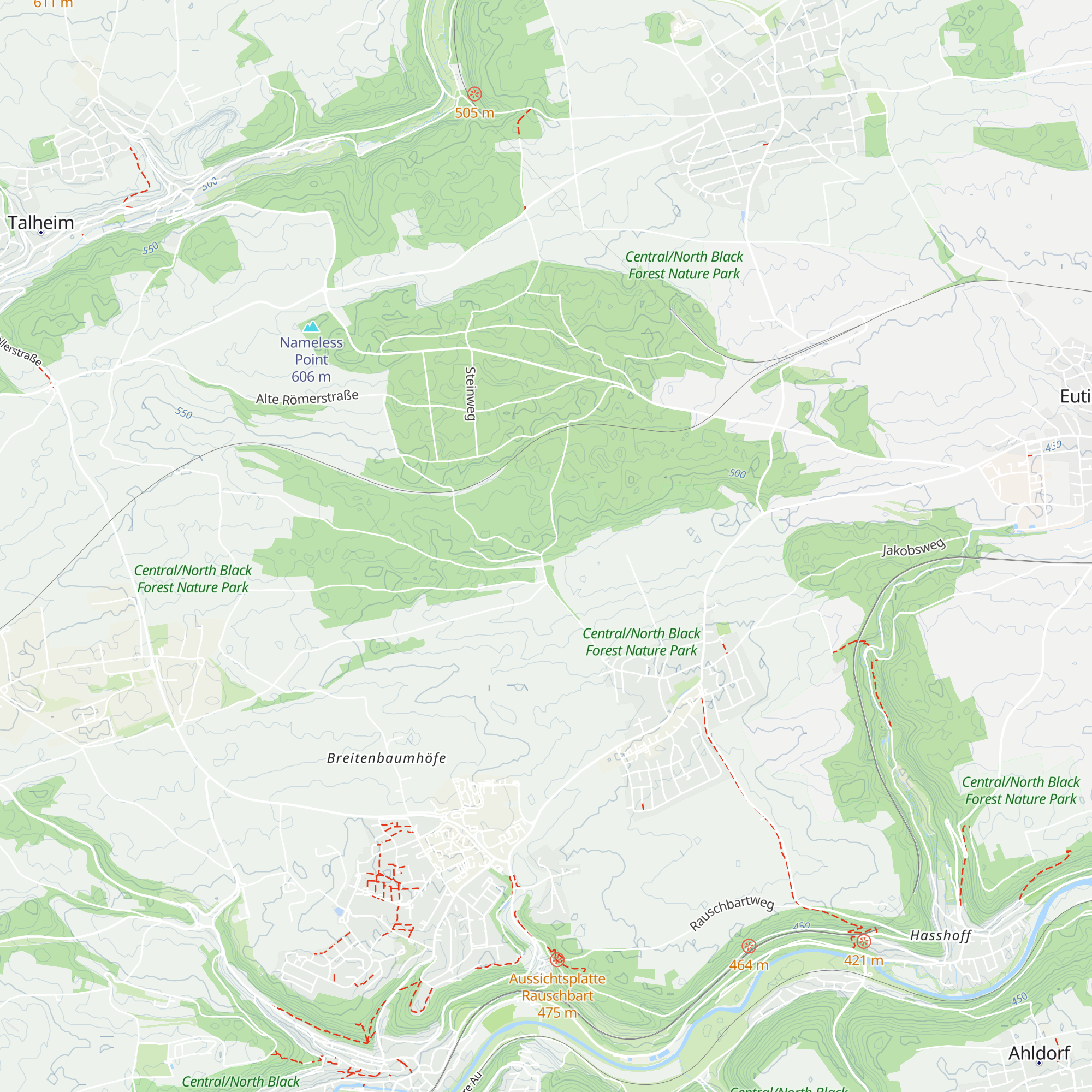 Hinterriedhütte map