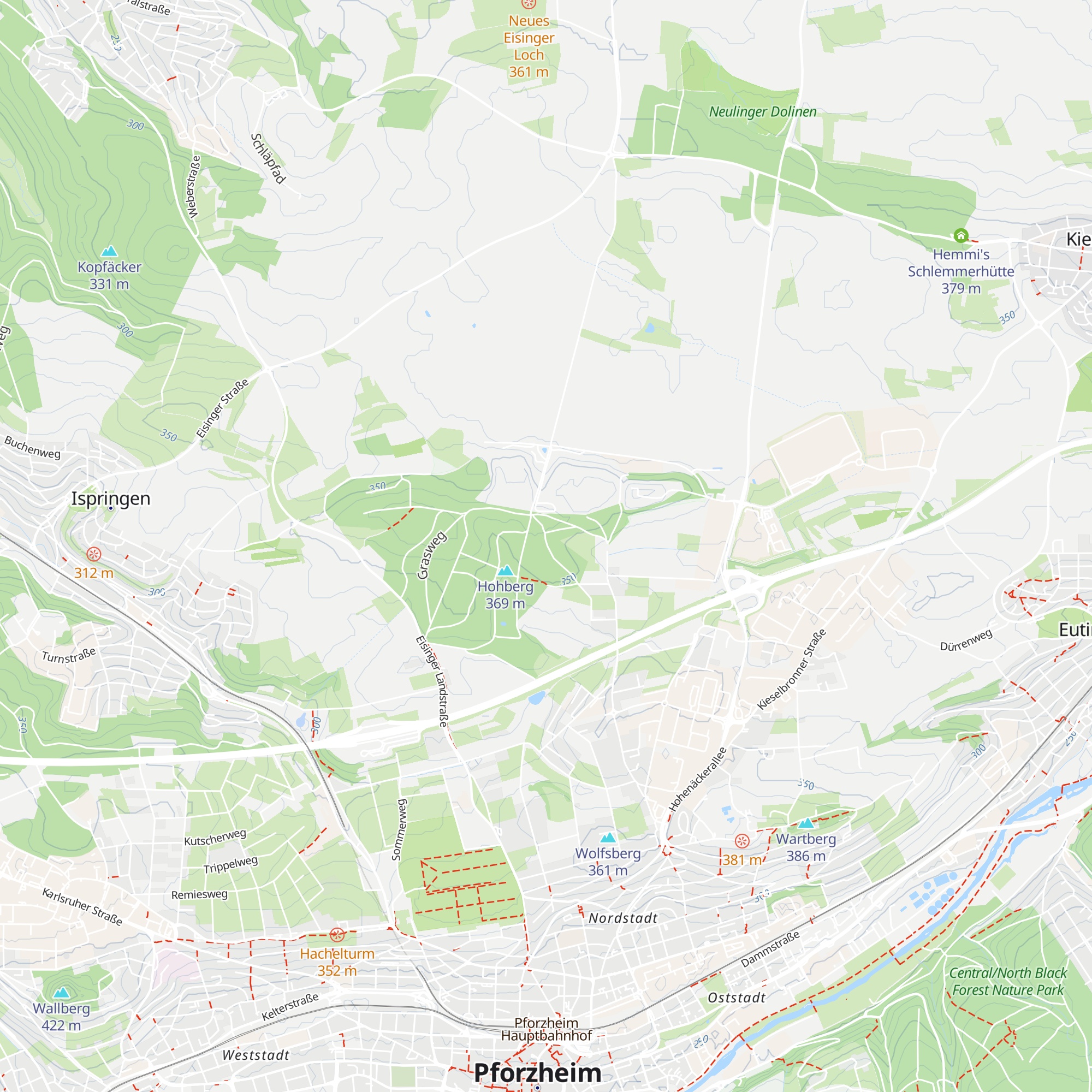Minenplatthütte map