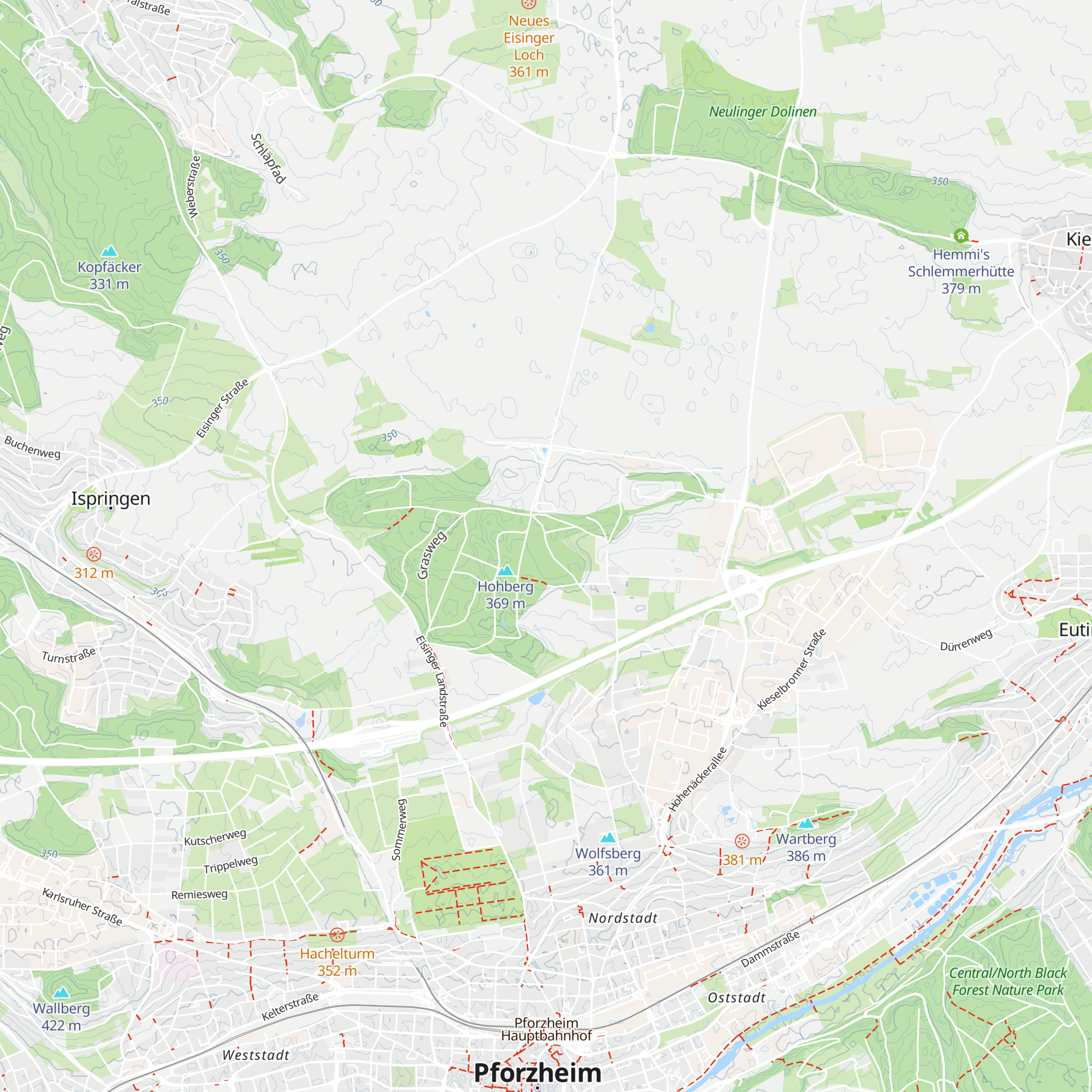 Minenplatthütte map
