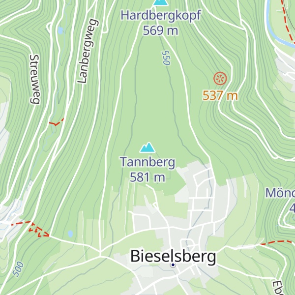 Map of Tannberg
