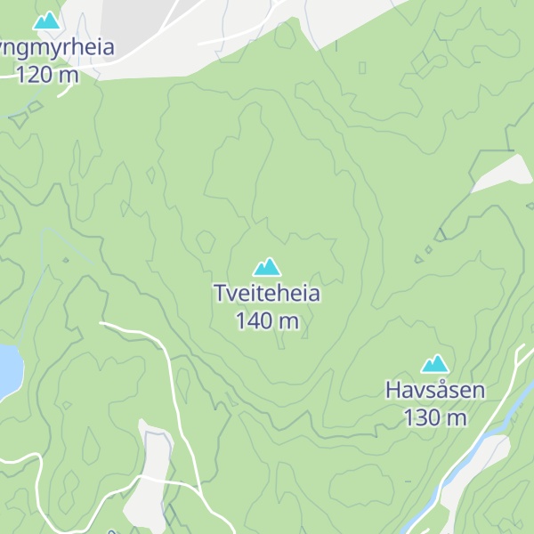 Map of Tveiteheia