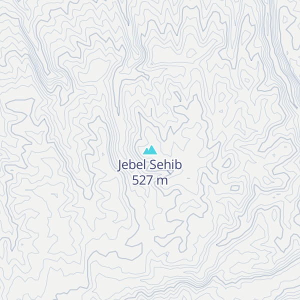 Map of Jebel Sehib