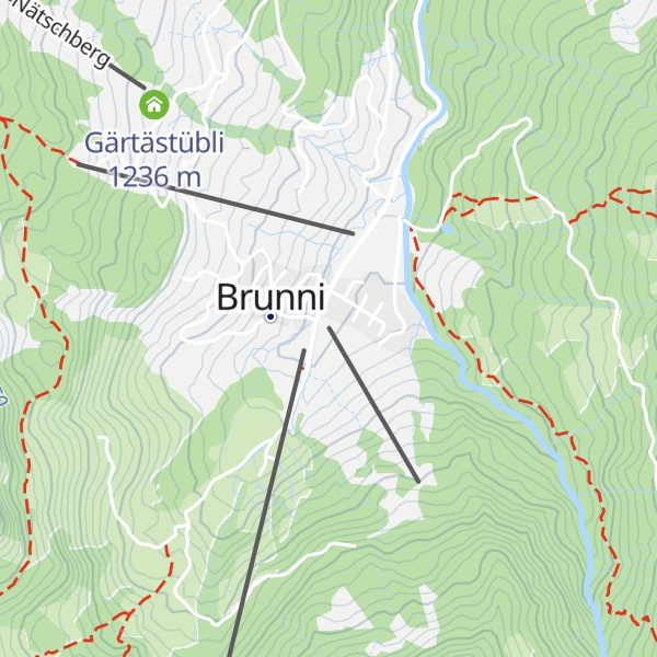Map of Restaurant Brunni Lodge