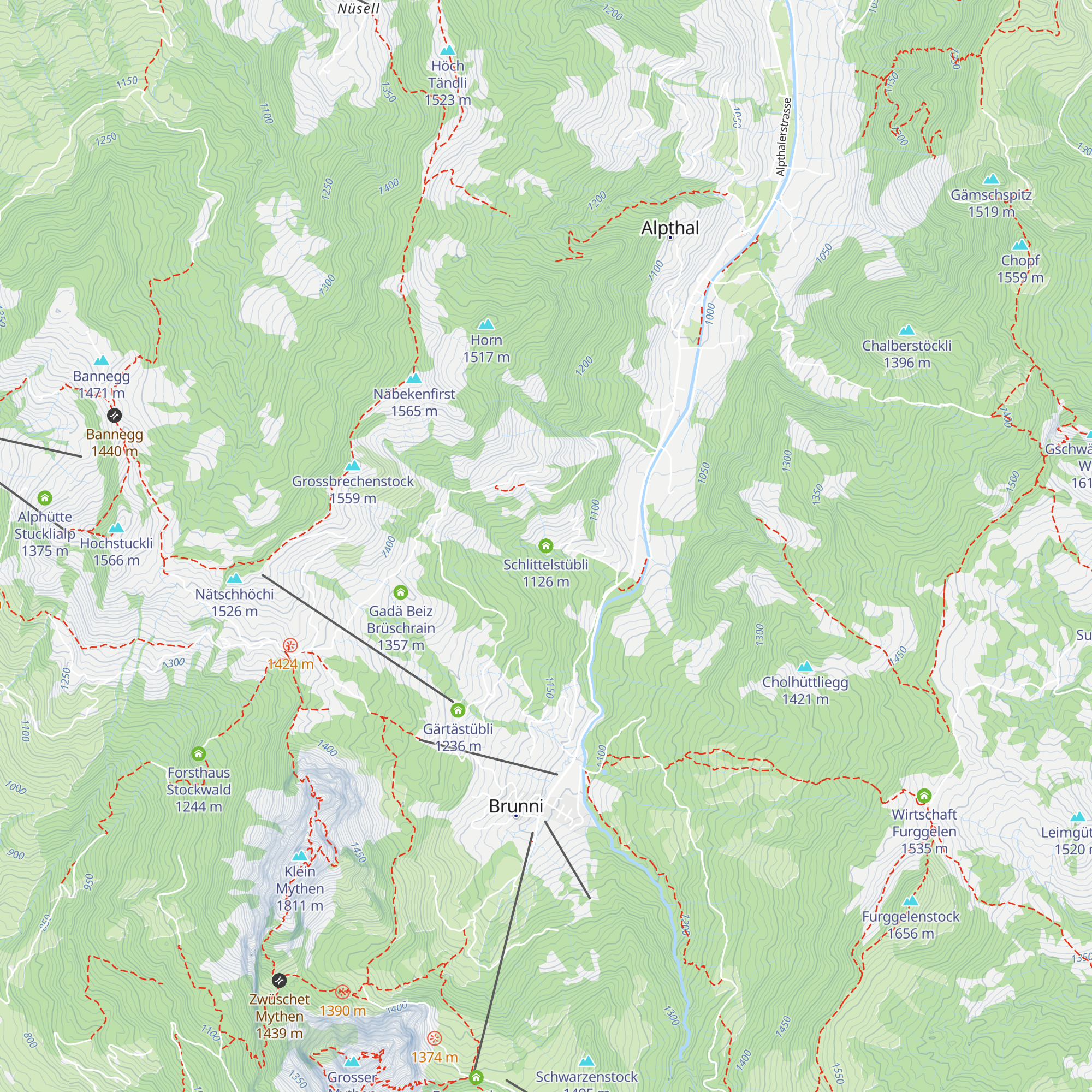 Schlittelstübli map