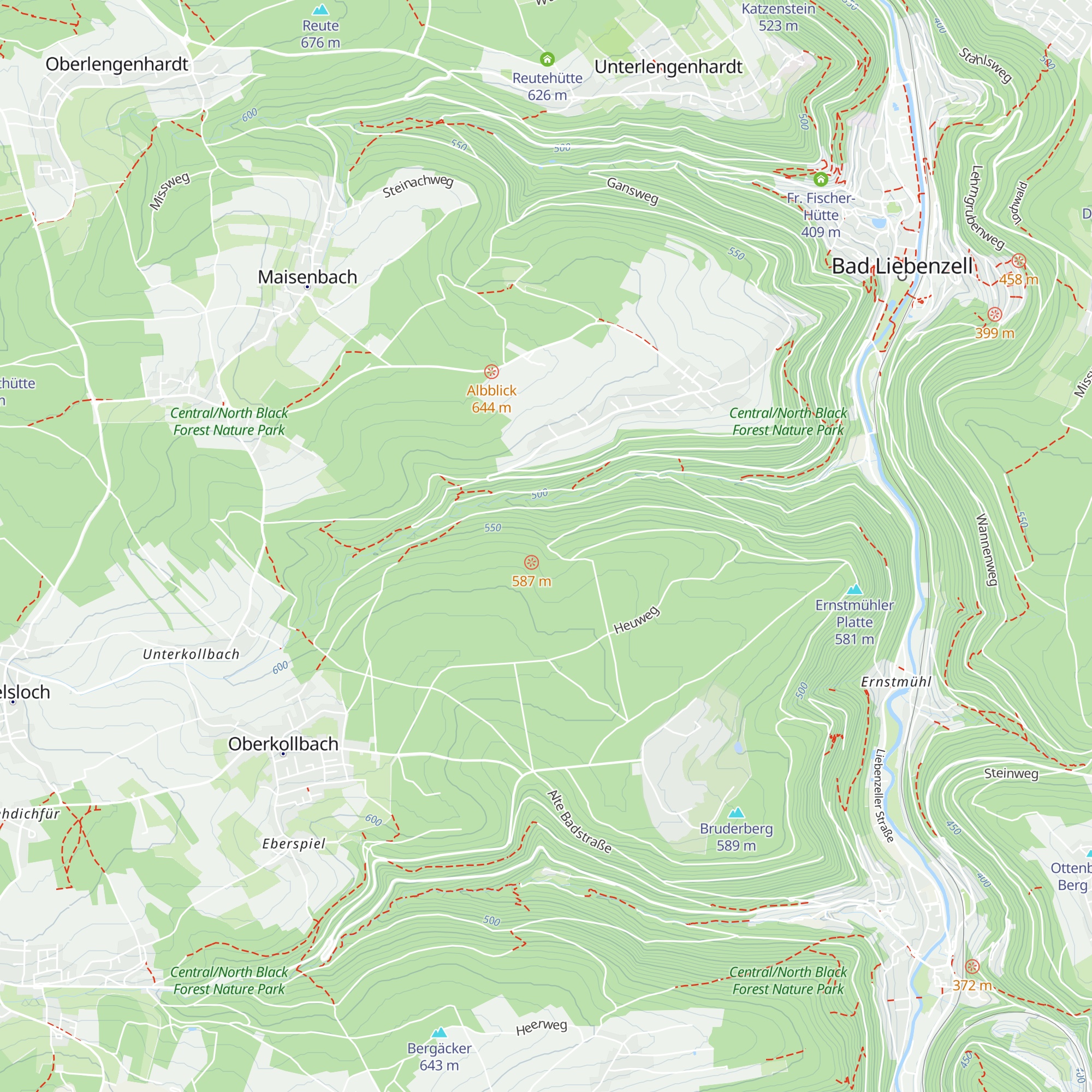 Annahütte map