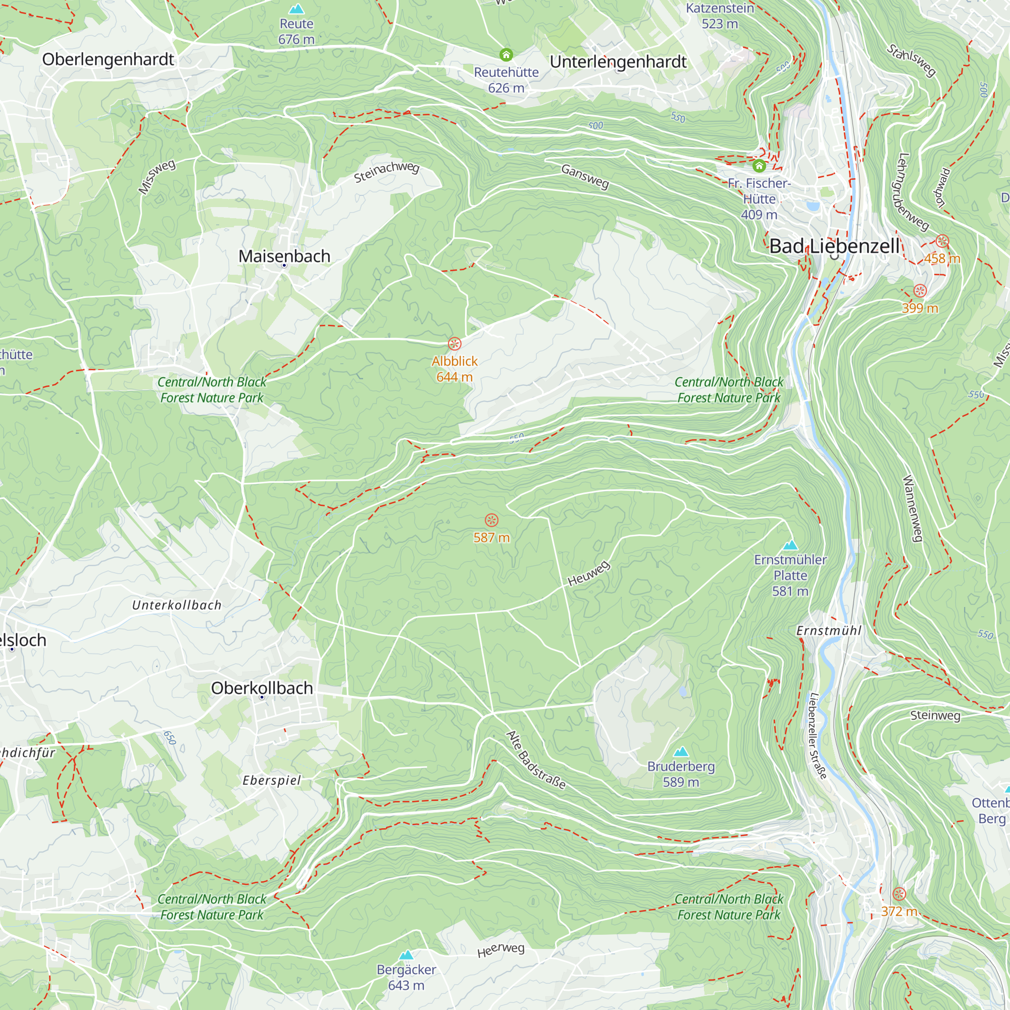 Annahütte map