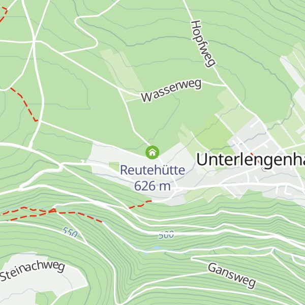 Map of Reutehütte