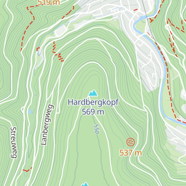 Map of Hardbergkopf