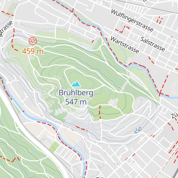 Map of Waldhütte Brühlberg