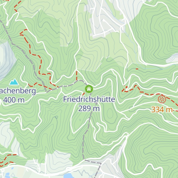 Map of Friedrichshütte
