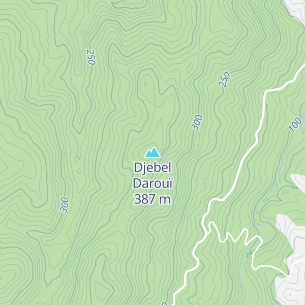 Map of Djebel Darouï