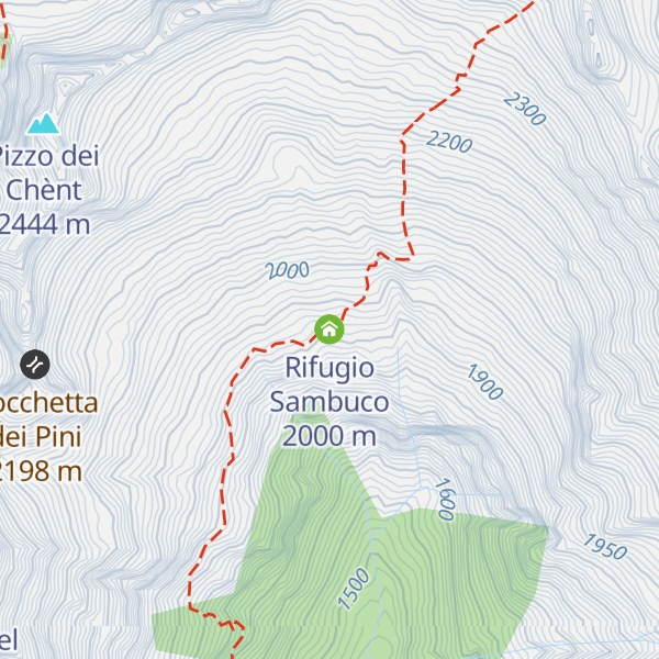 Map of Rifugio Sambuco