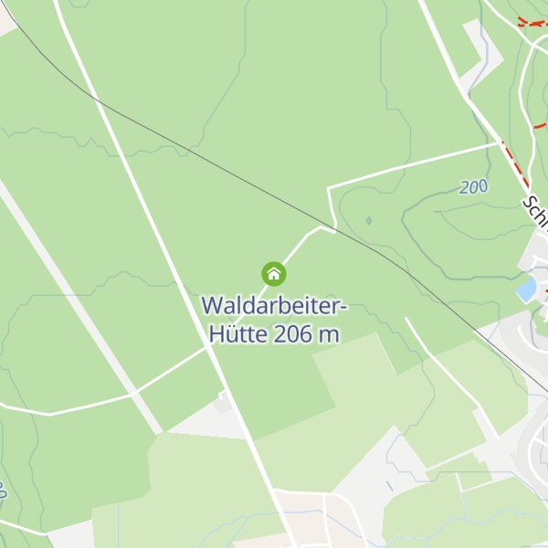 Map of Waldarbeiter-Hütte