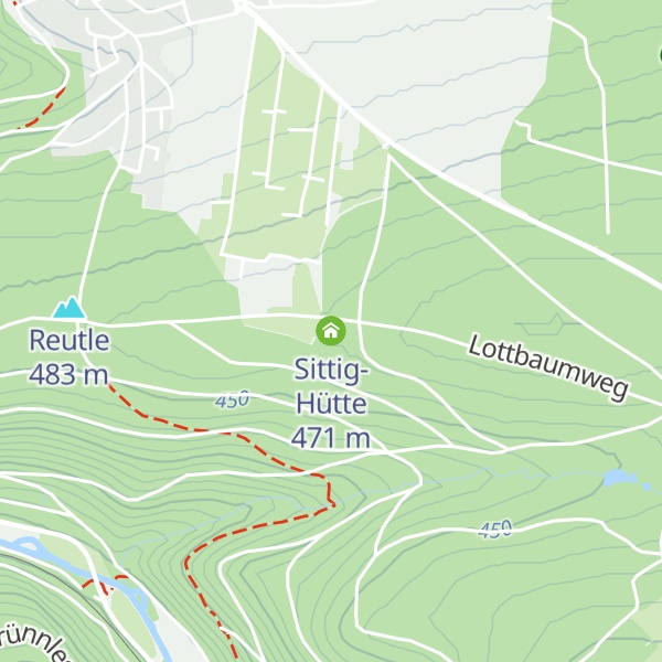 Map of Sittig-Hütte