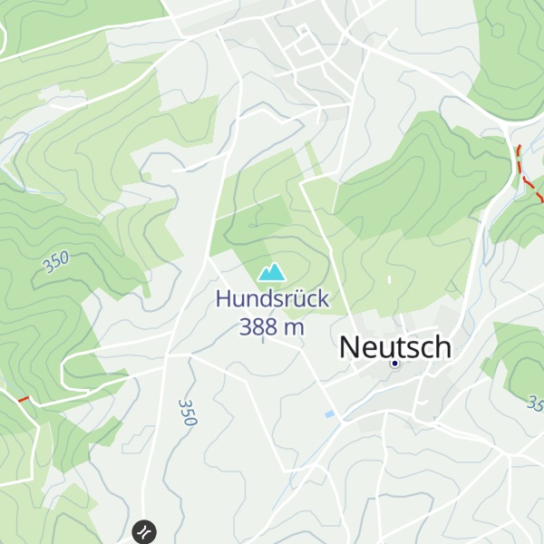 Map of Hundsrück