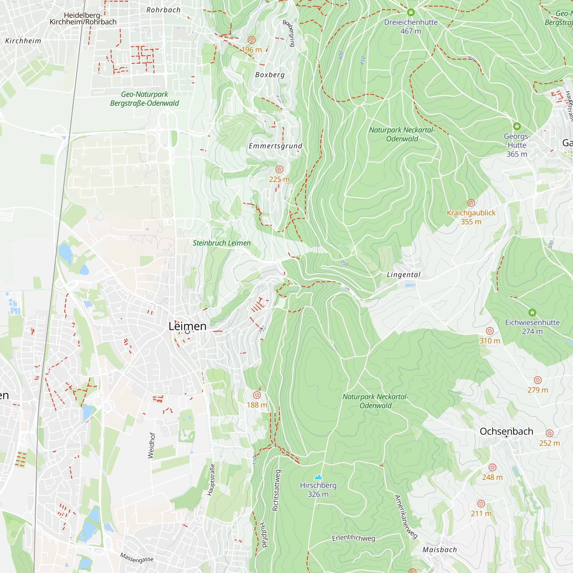 Rolf's Hütte map