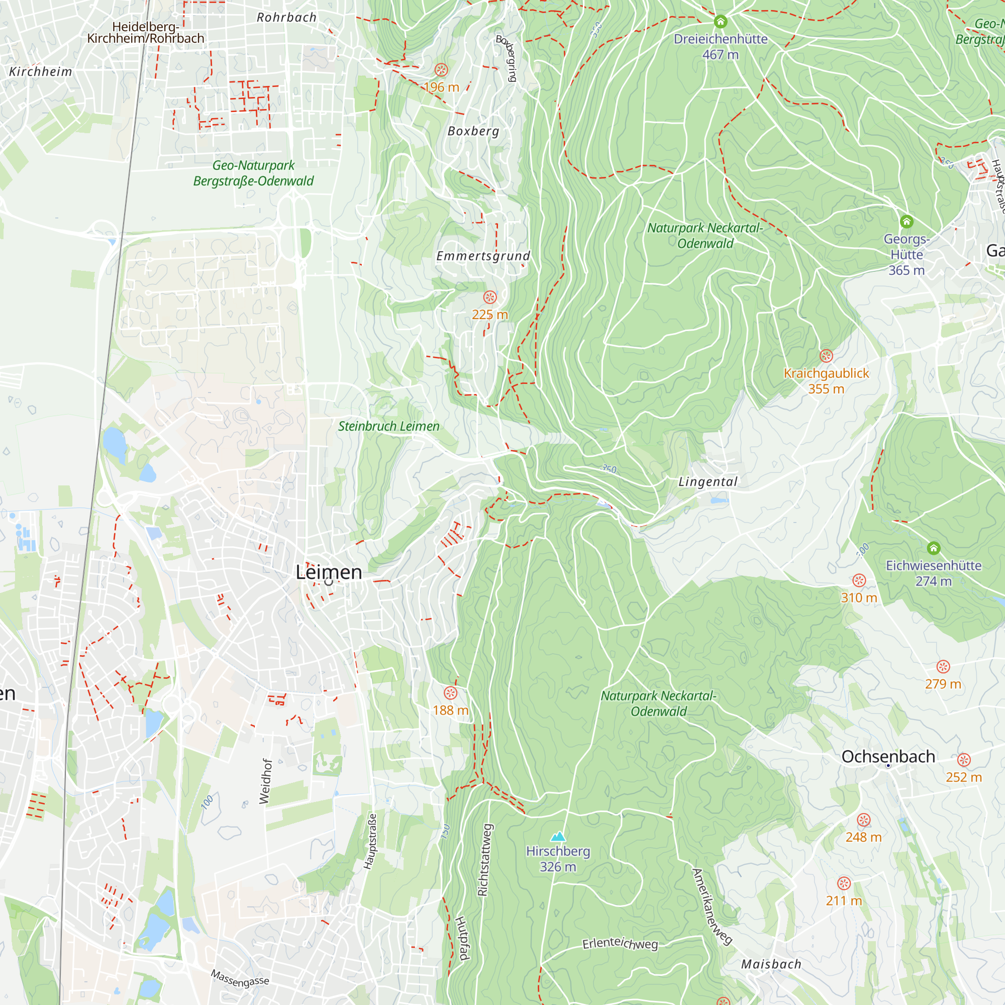 Rolf's Hütte map