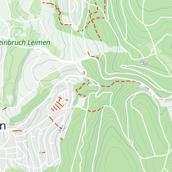 Map of Rolf's Hütte