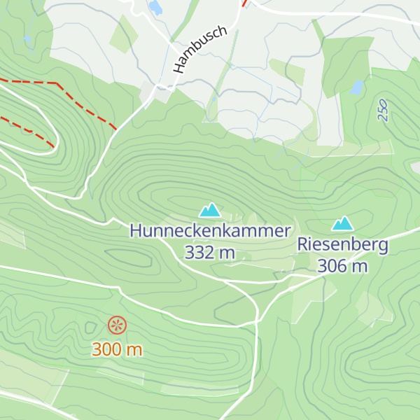 Map of Hunneckenkammer