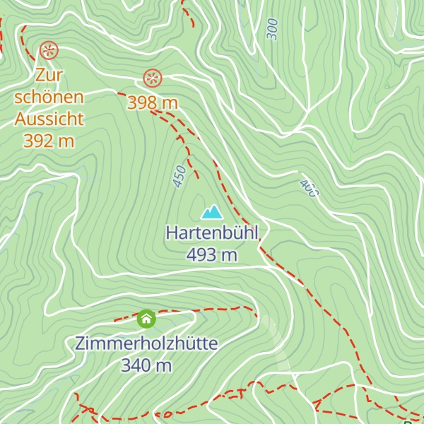 Map of Hartenbühl