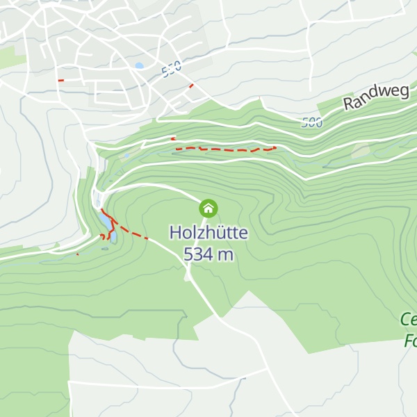 Map of Holzhütte