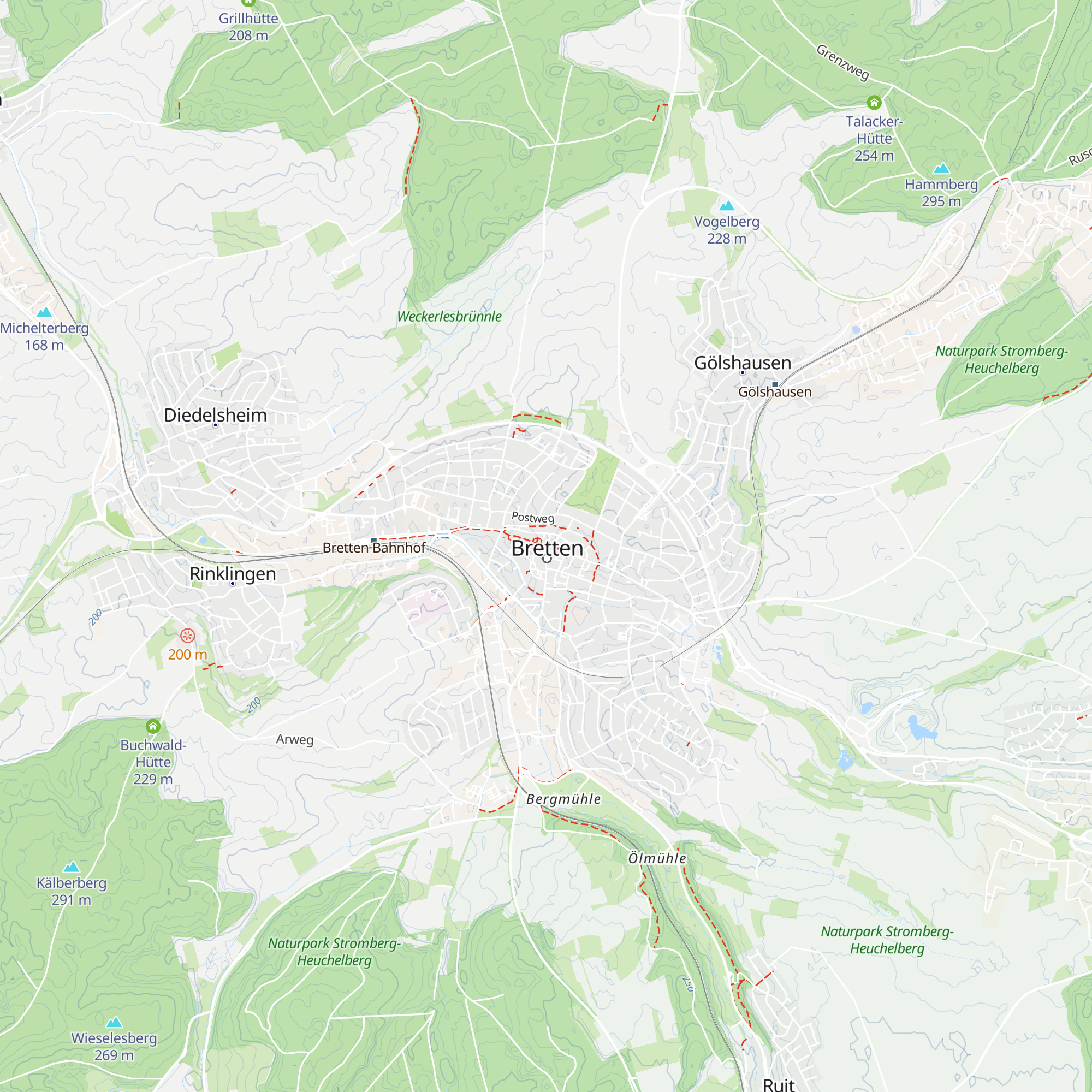 Kraichgau-Stromberg Tourismus e.V. map