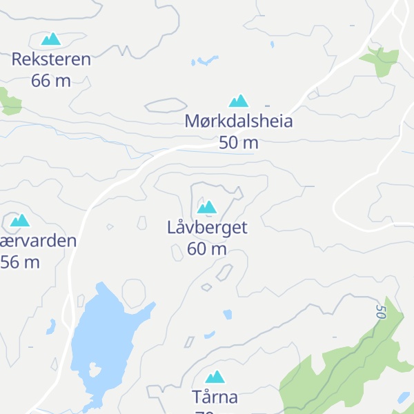 Map of Låvberget