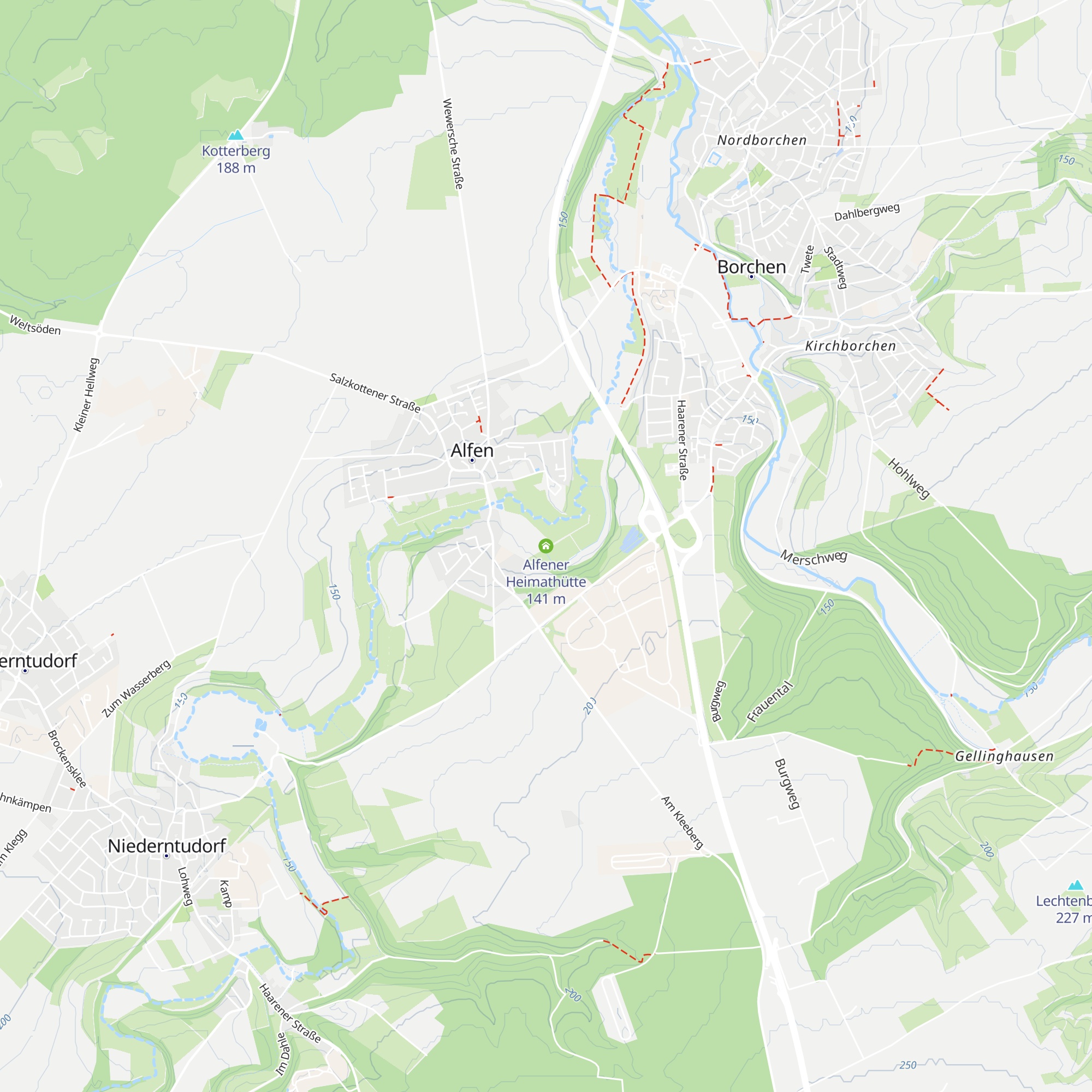 Alfener Heimathütte map