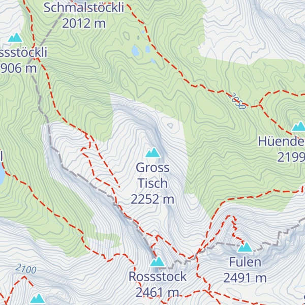 Map of Gross Tisch