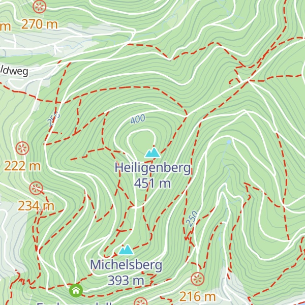 Map of Heiligenberg