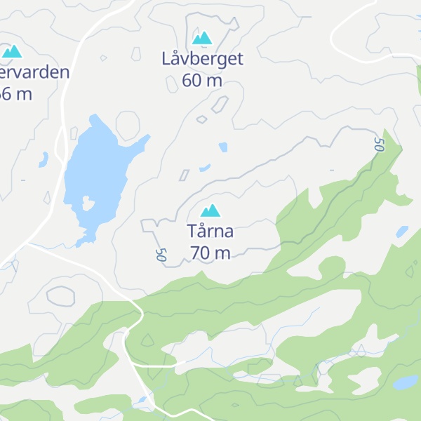 Map of Tårna