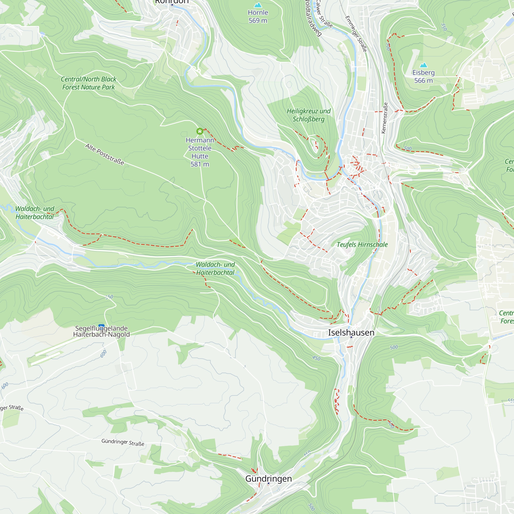 Häfele-Hütte map