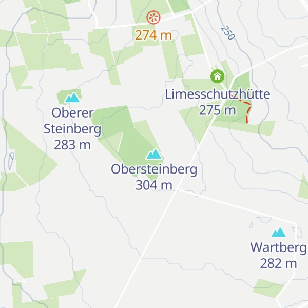 Map of Obersteinberg
