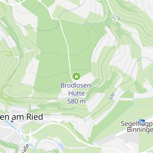 Map of Brodlosen-Hütte