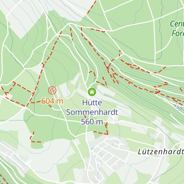 Map of Hütte Sommenhardt