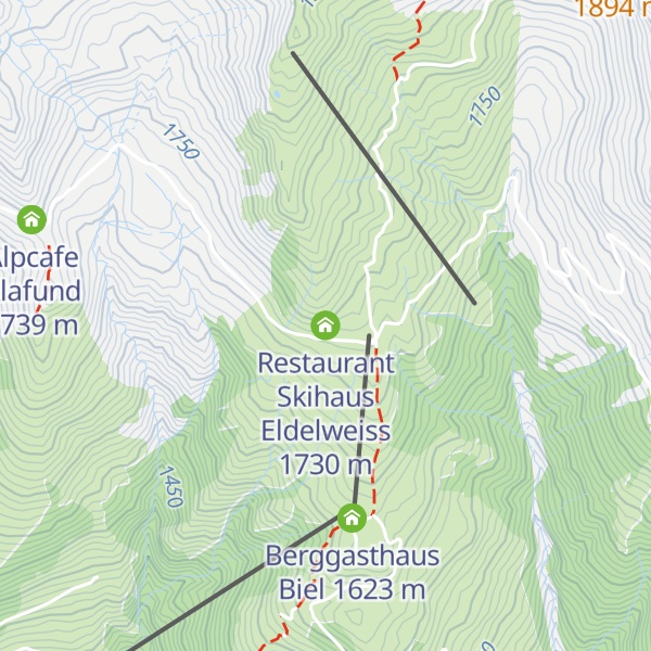 Map of Restaurant Skihaus Eldelweiss