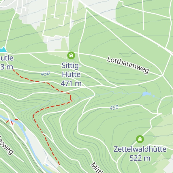 Map of Jägerhütte