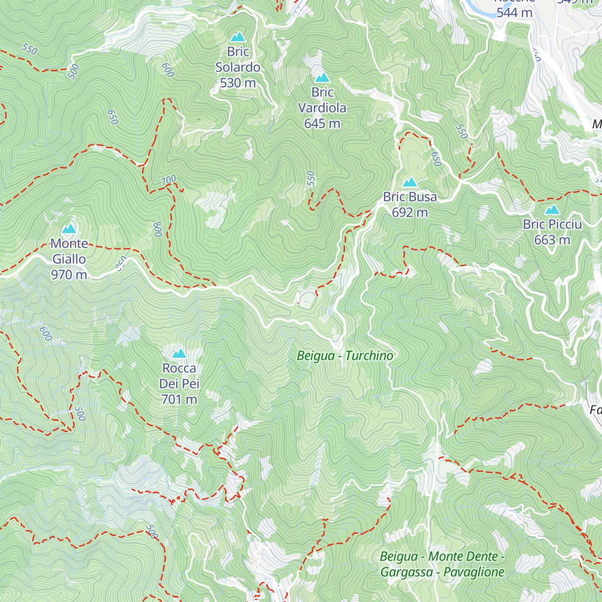 Rifugio Forte Geremia map