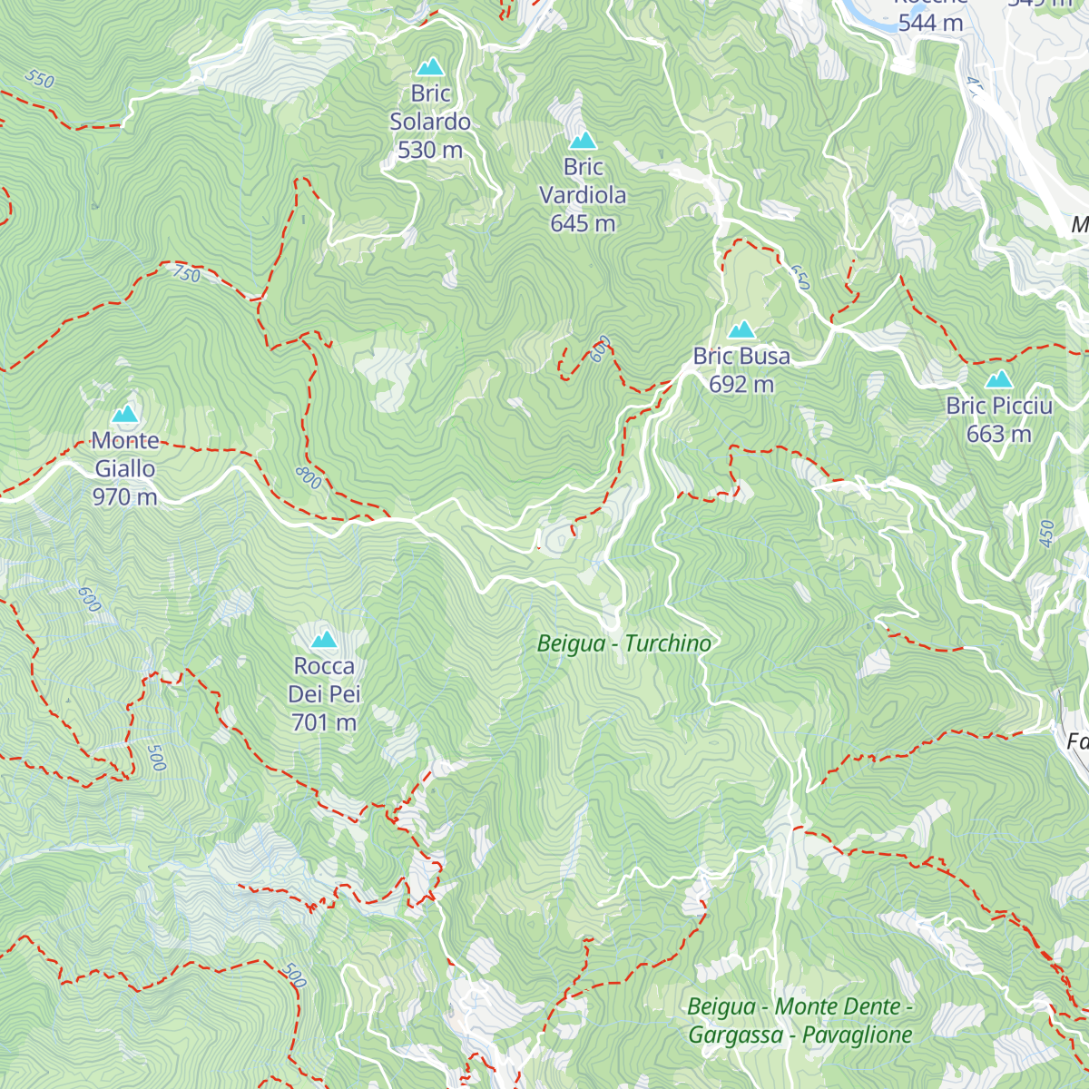 Rifugio Forte Geremia map