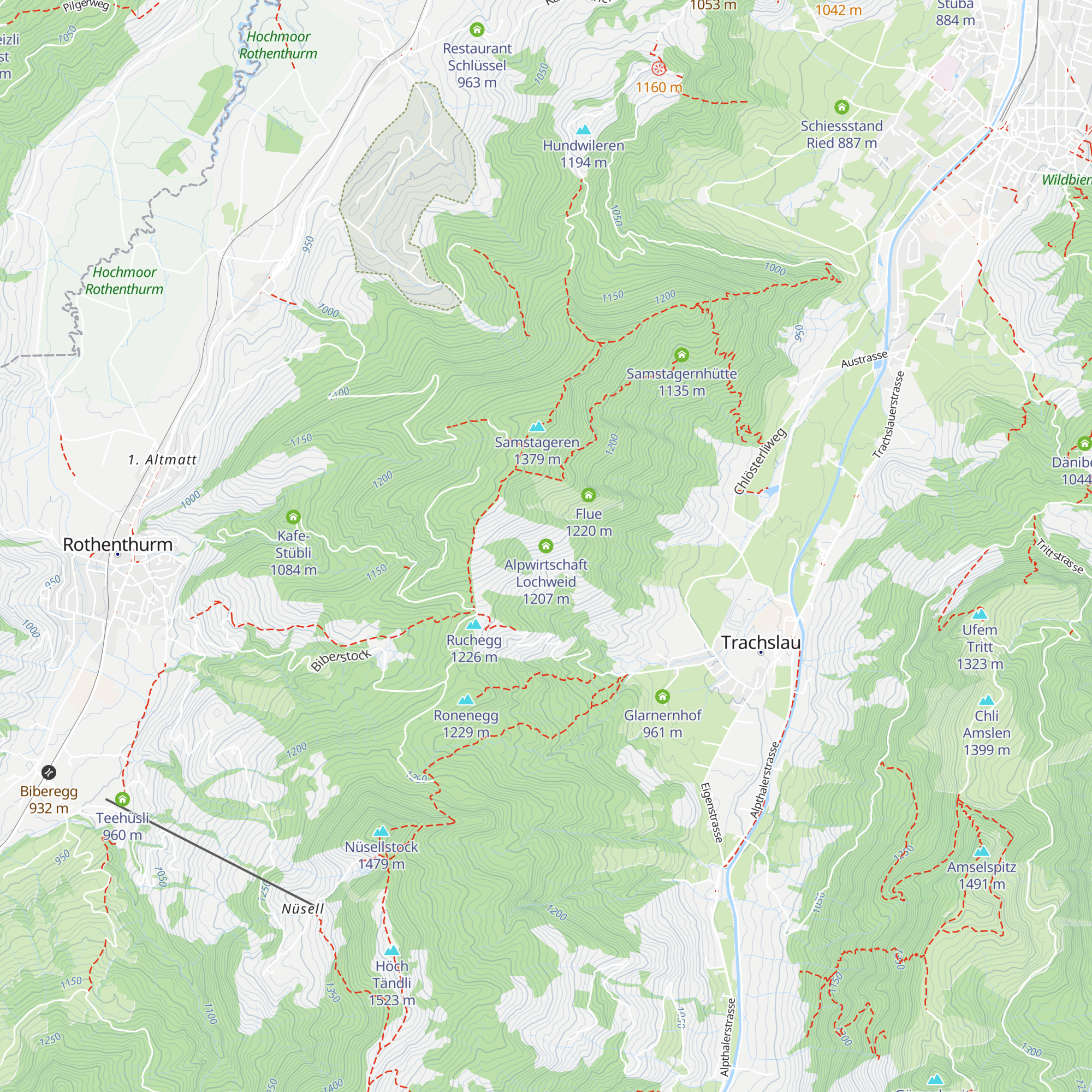 Alpwirtschaft Lochweid map